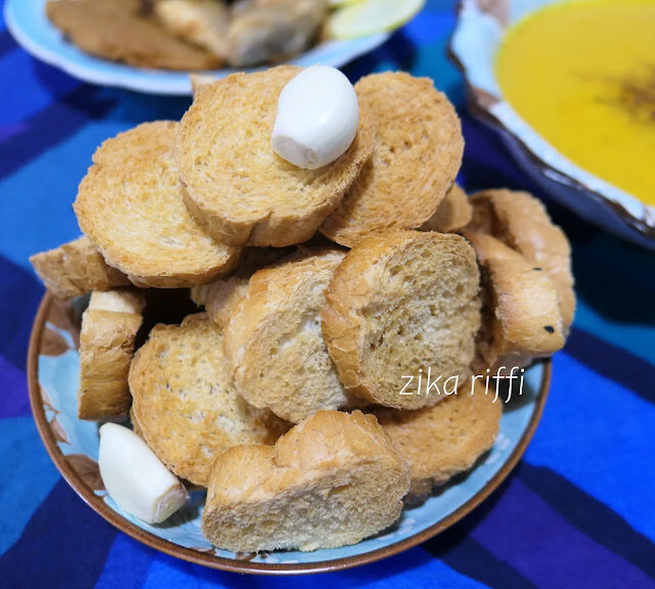 Croûtons de pain rassis