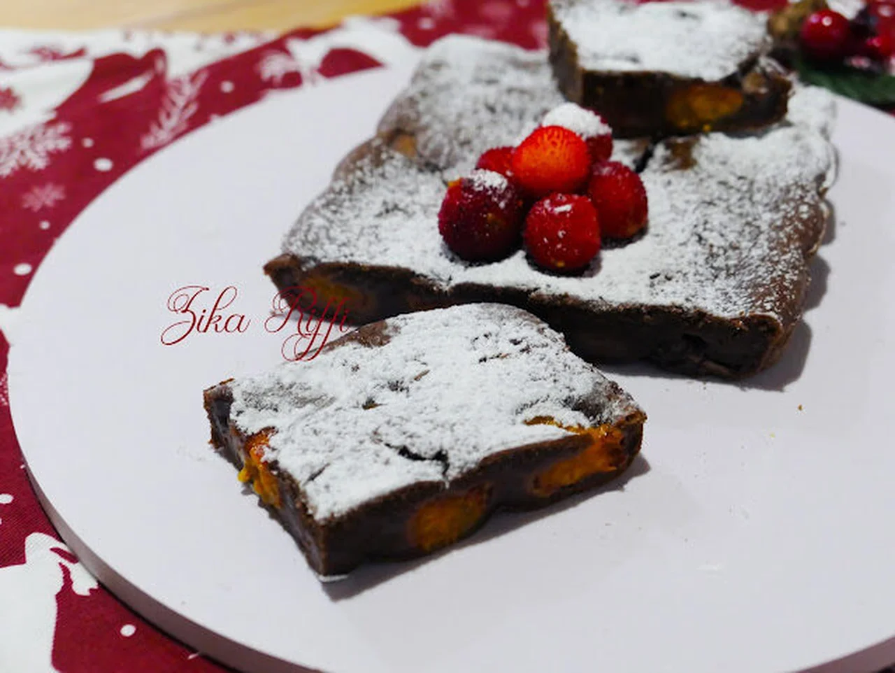 Fondant tout chocolat aux arbouses