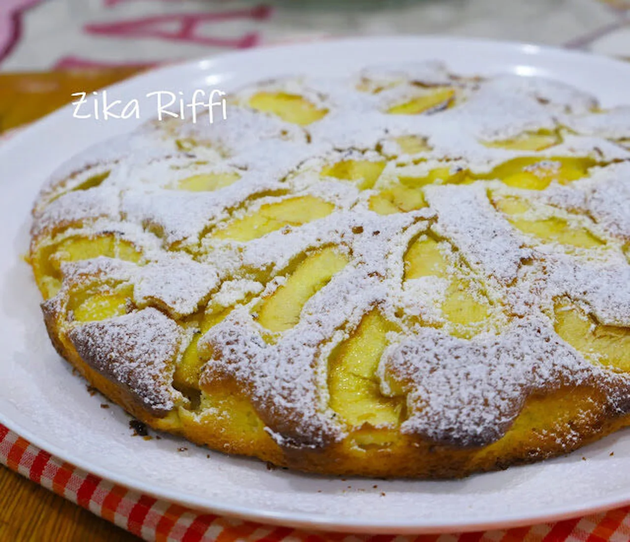 Gâteau aux pommes et yaourt