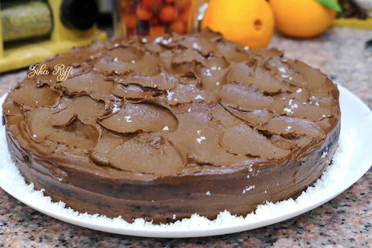 Gâteau moelleux au chocolat noir