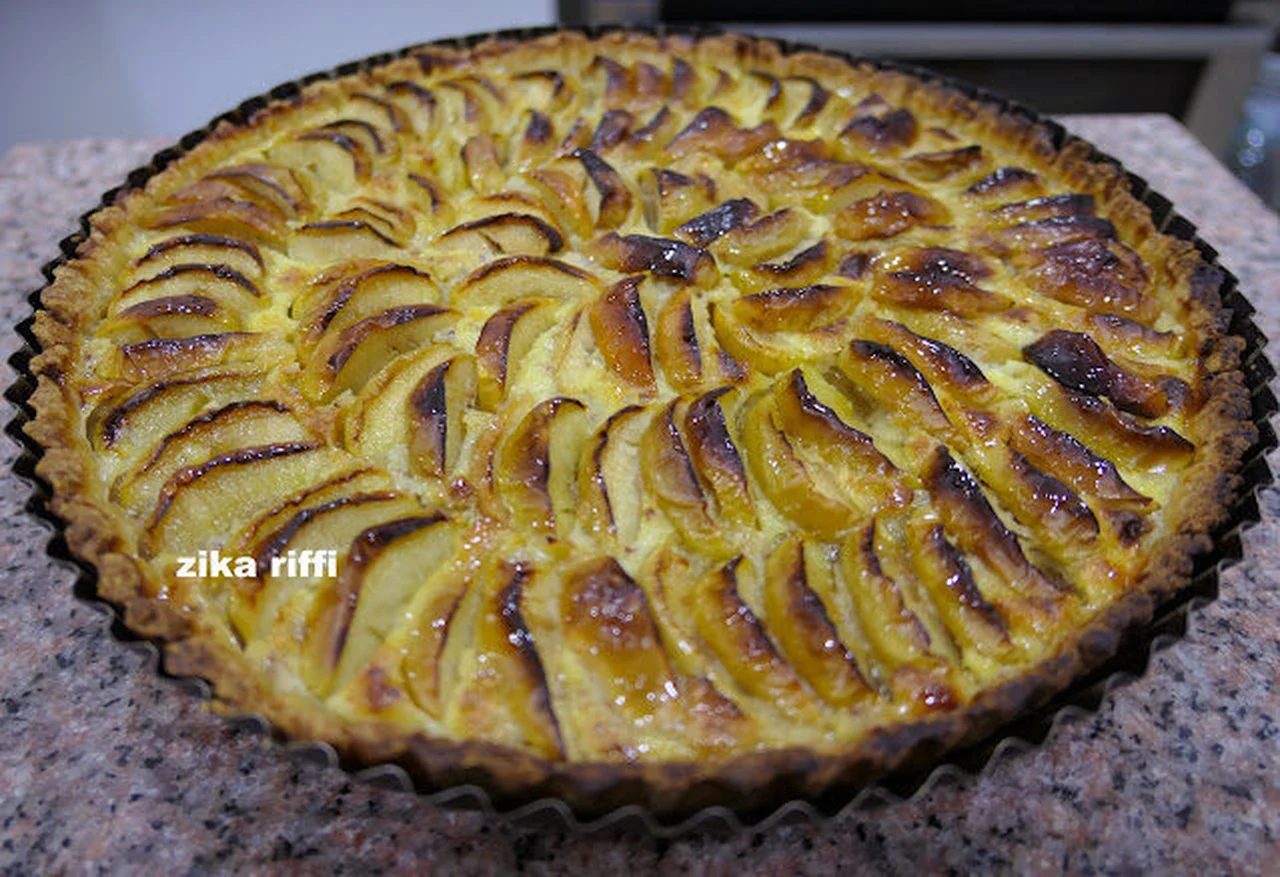 Tarte aux pommes caramélisées
