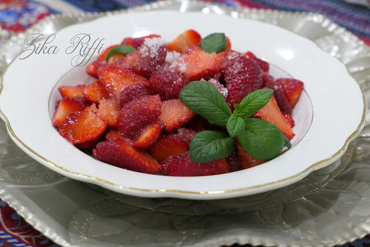 Les fraises au sucre