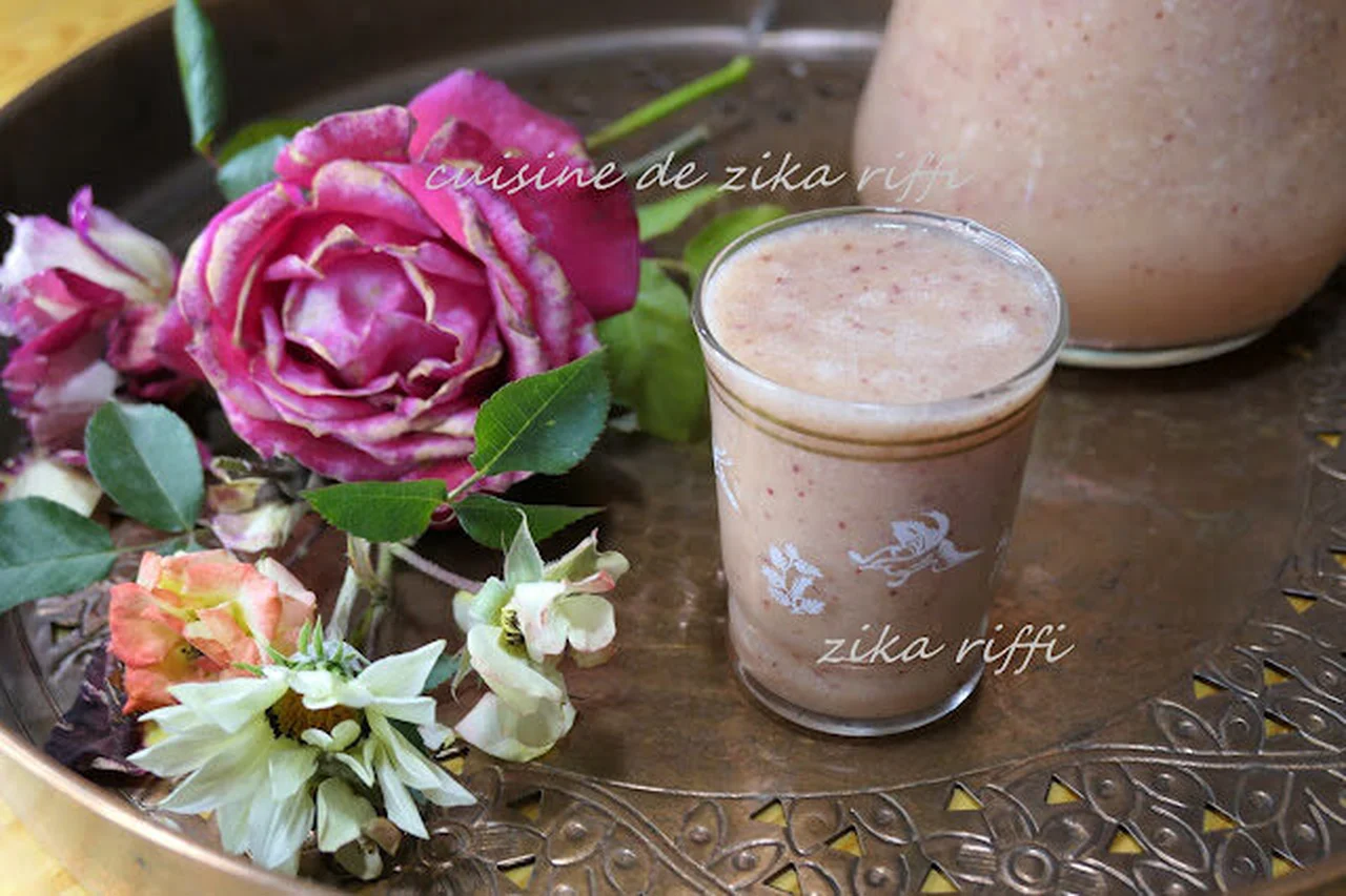 Milkshake prunes et bananes au miel