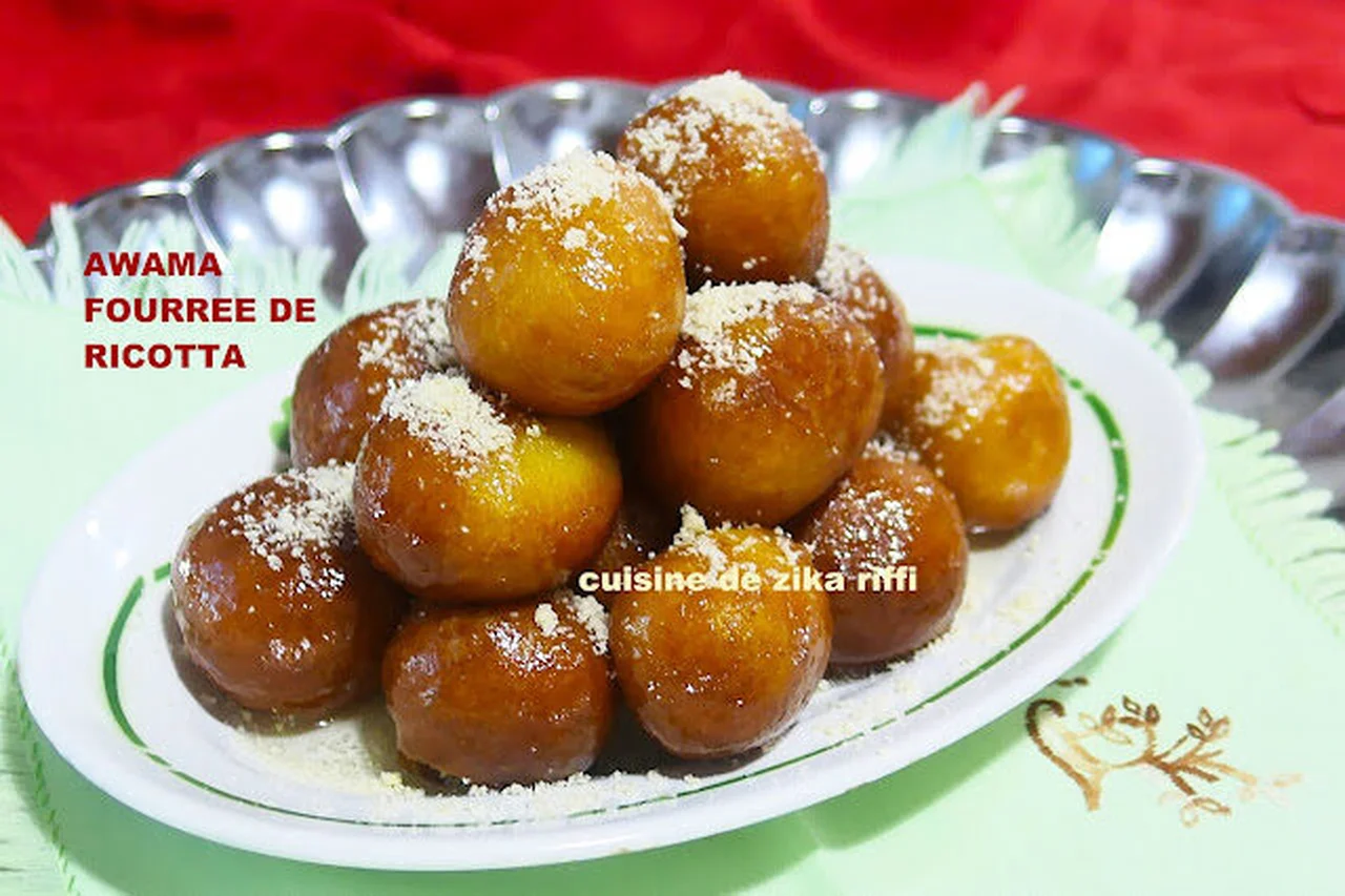 Minis beignets fourrés de ricotta maison