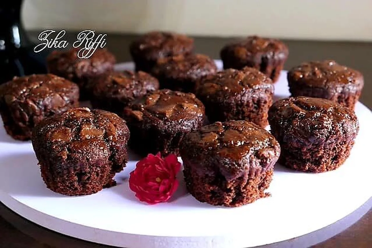 Muffins tout chocolat au sirop d'orange