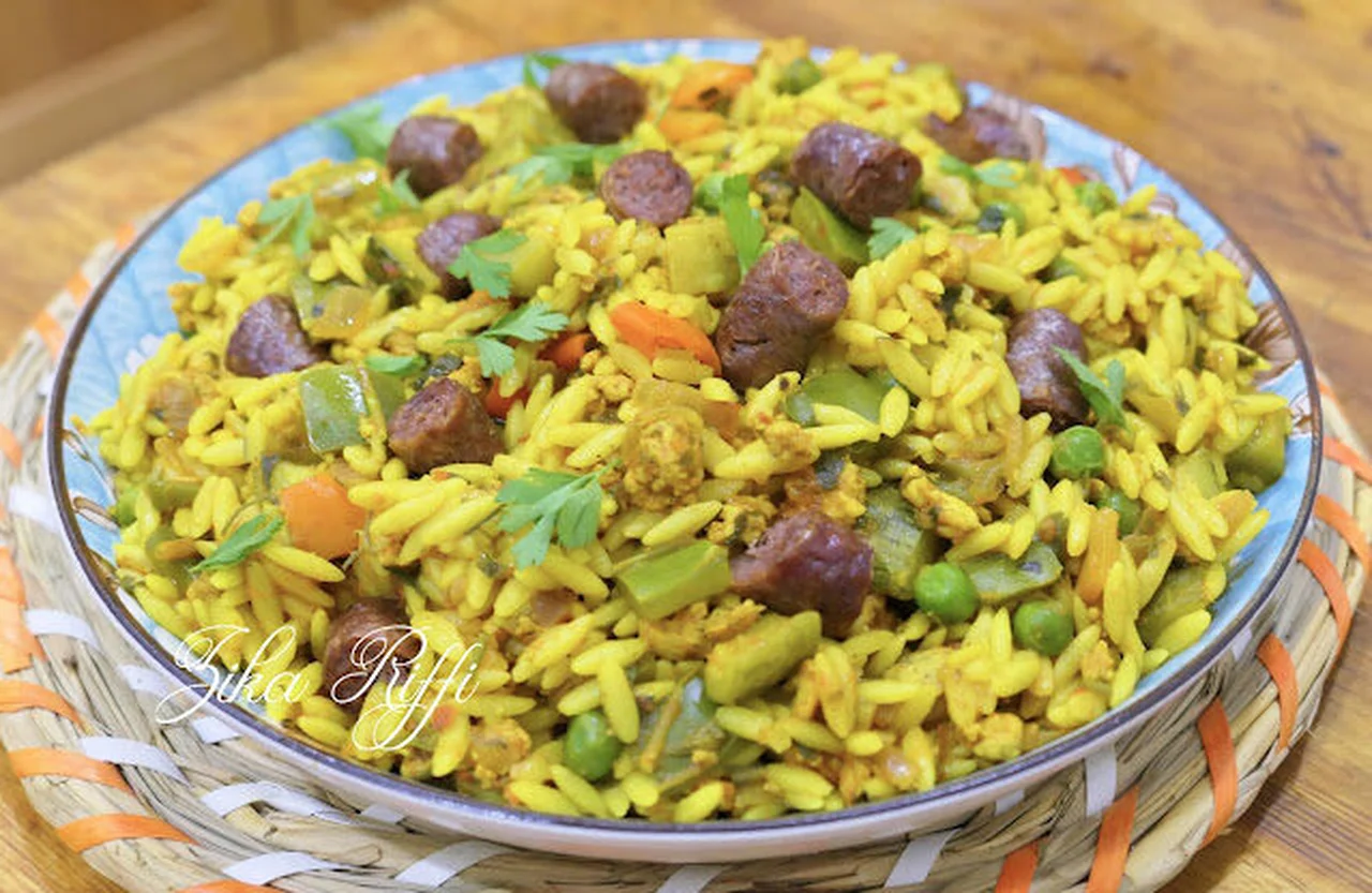 Orzo aux merguez