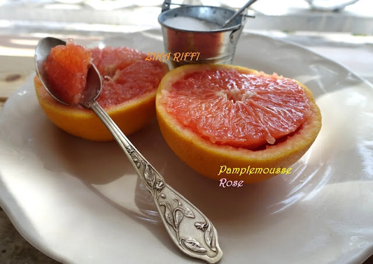 Pamplemousse rose au sucre