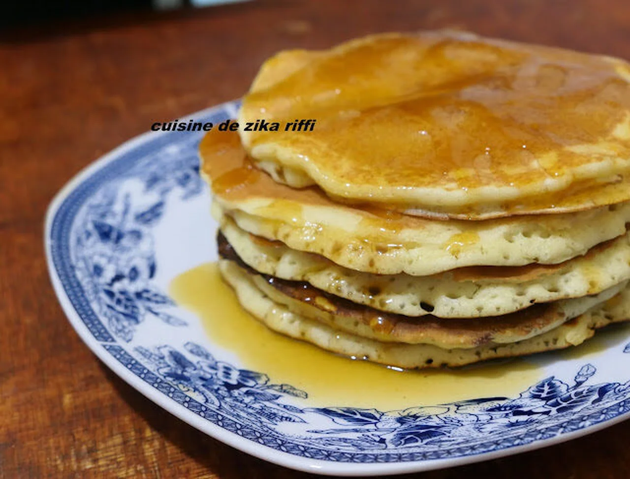 Pancakes express au sirop d'abricot