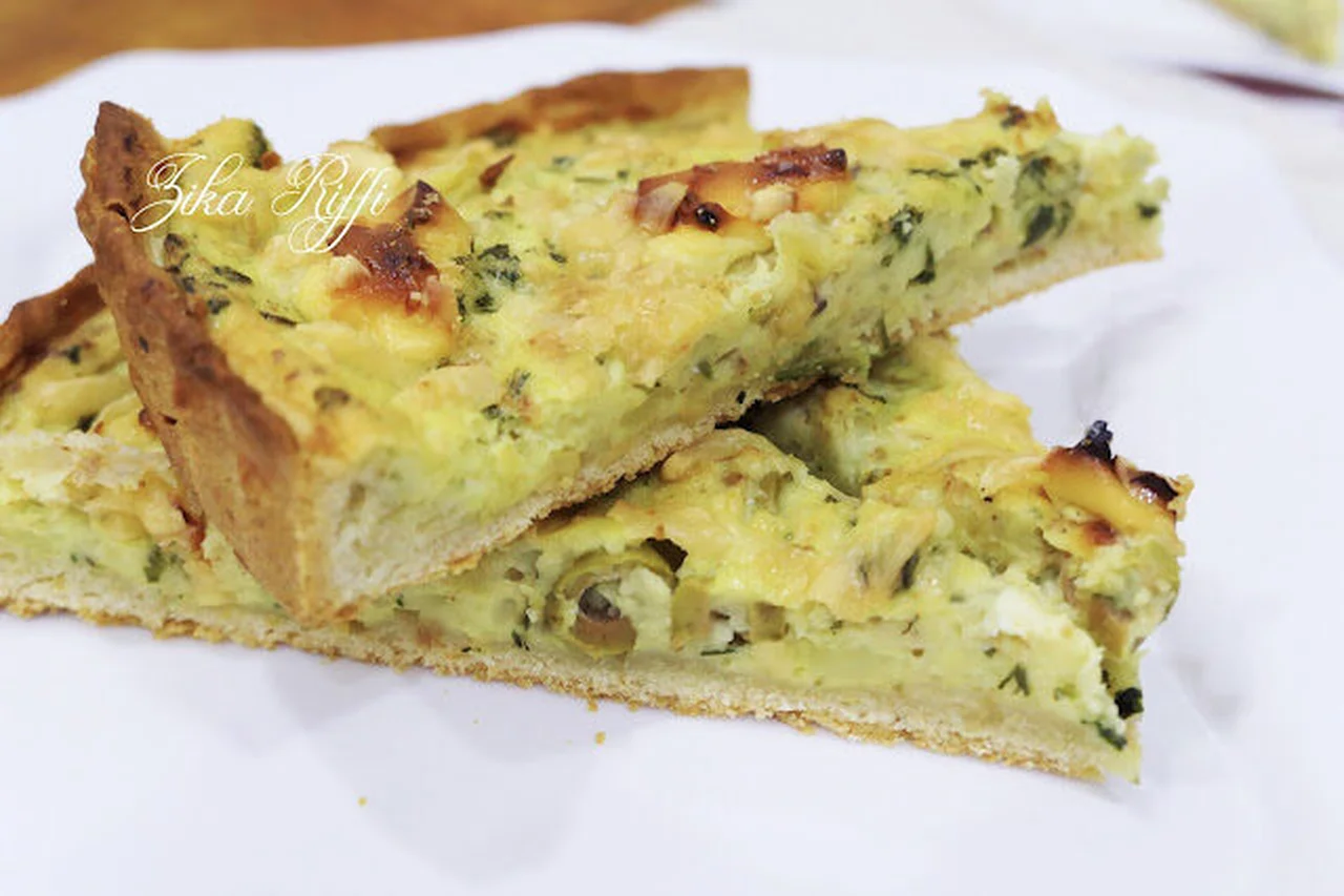 Quiche au thon, pomme de terre et fromage