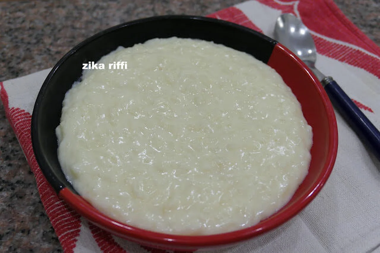 Riz au lait nature et rustique de mon enfance