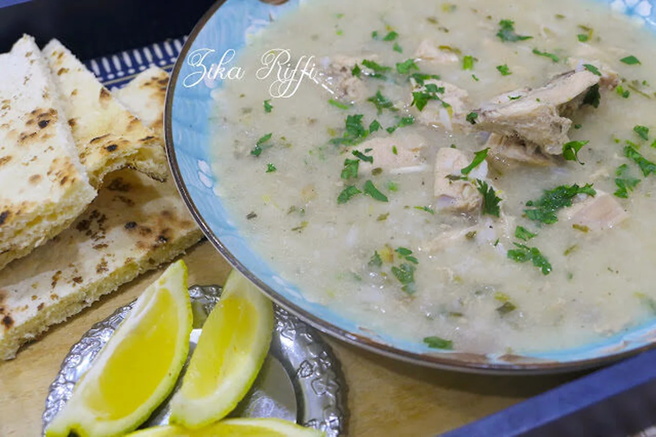 Soupe blanche traditionnelle au riz