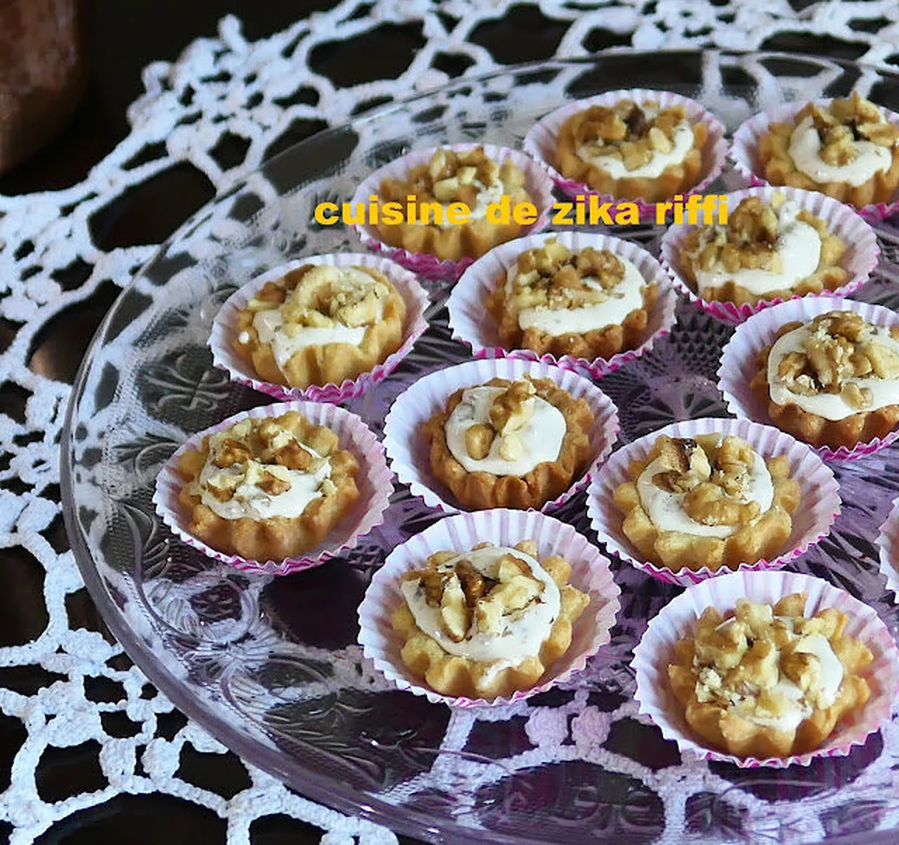 Tartelettes à la crème de nougat