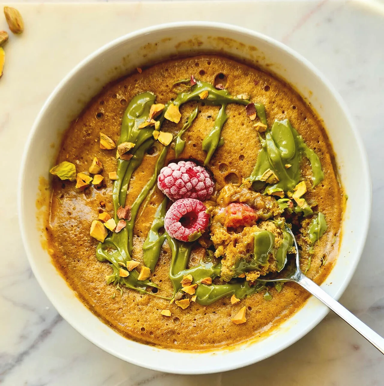 Bowl cake pistache framboise