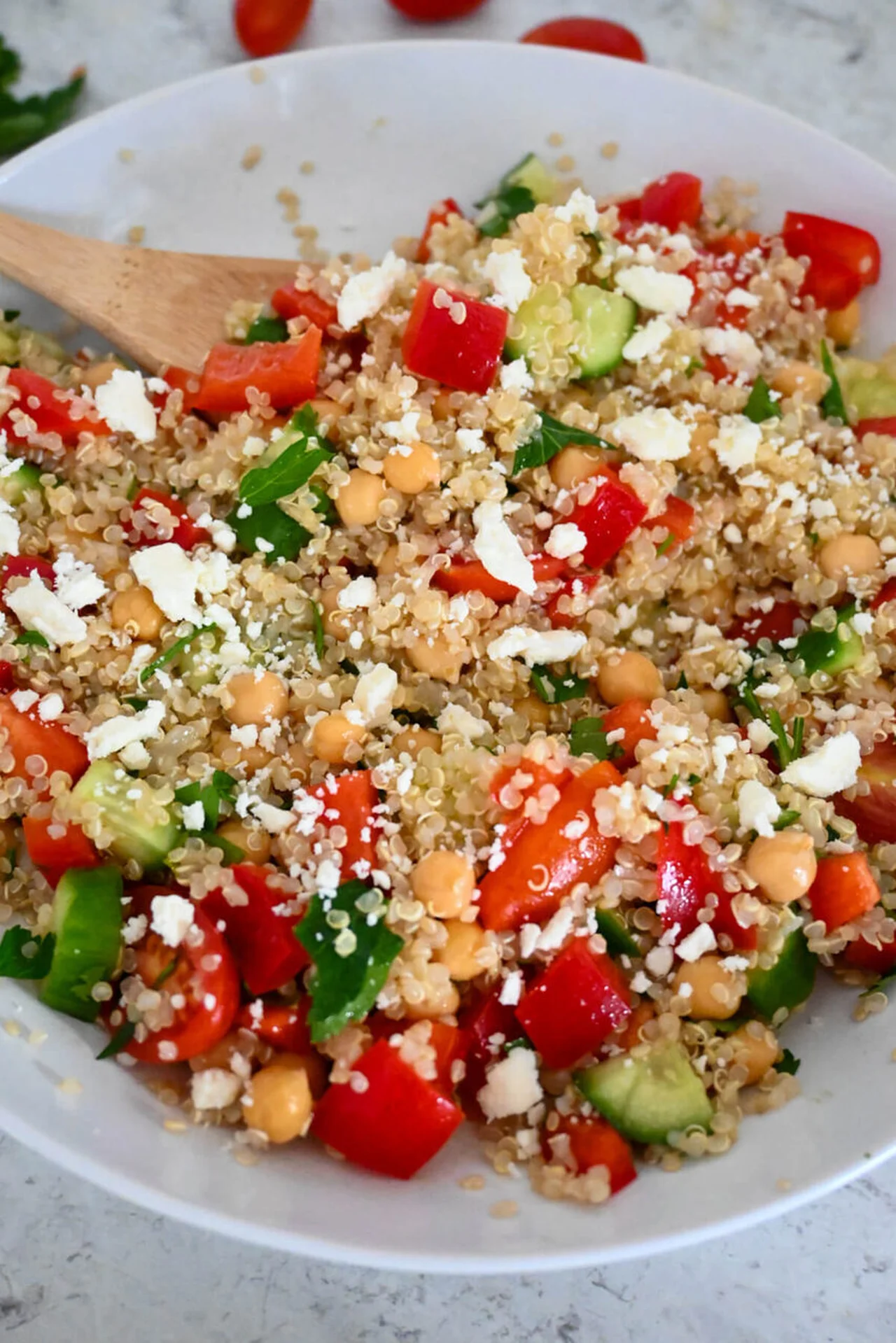 Salade de quinoa et pois chiches