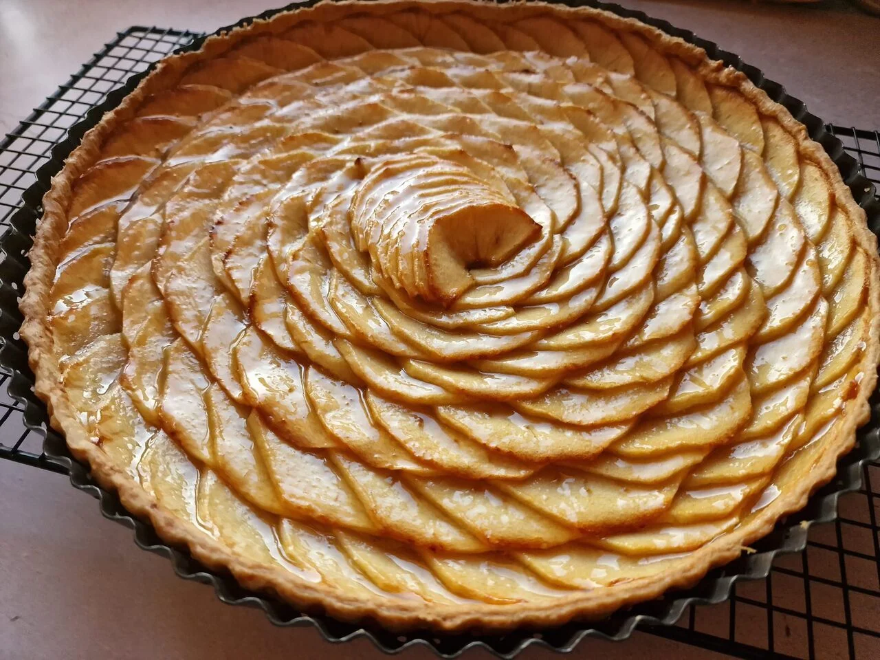 Tarte aux pommes toute simple