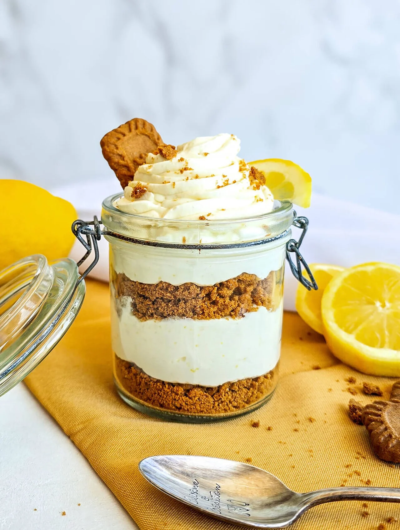 Verrine citron spéculoos