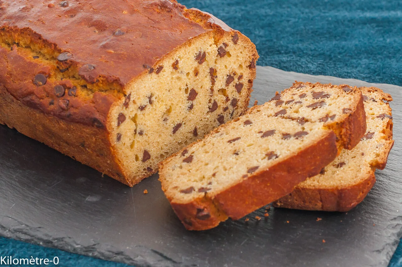 Gâteau aux farines de riz et pois chiche au chocolat