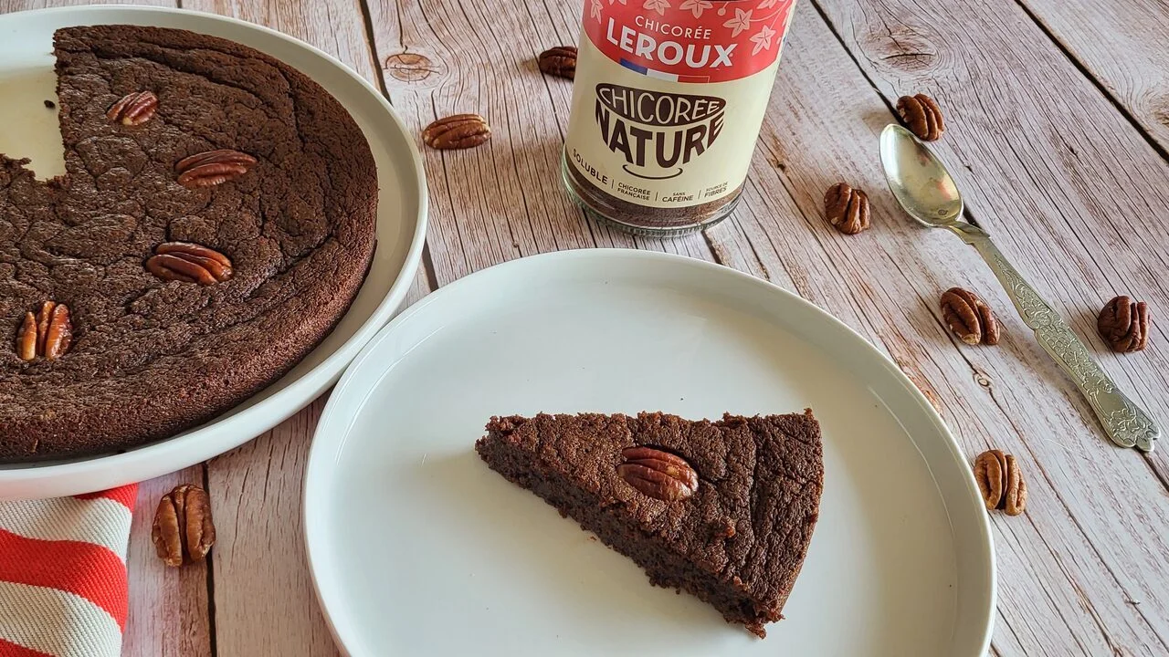 Brownie au chocolat et à la chicorée