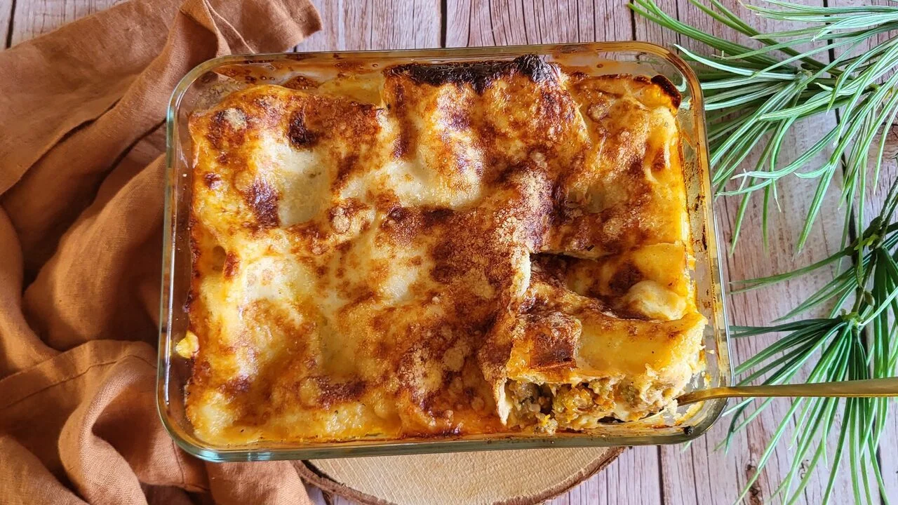 Lasagnes butternut saucisses