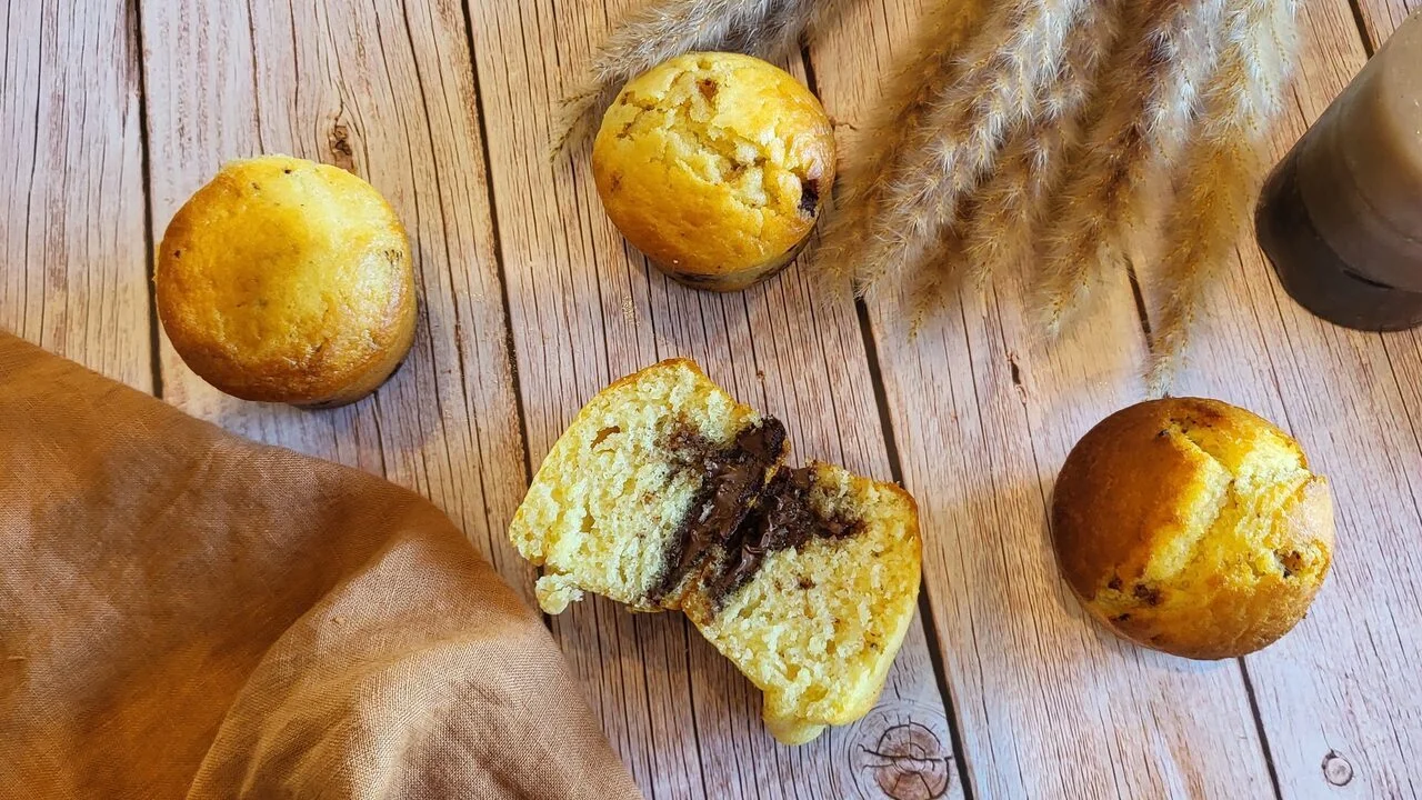 Les meilleurs muffins au cœur Nutella