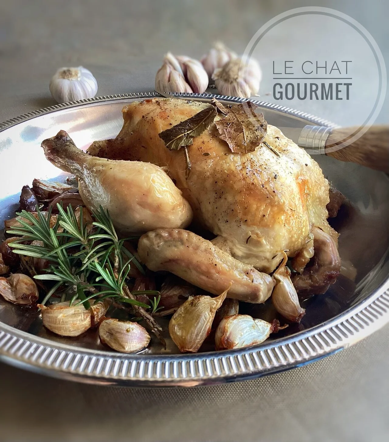 Poulet aux 40 gousses d'ail