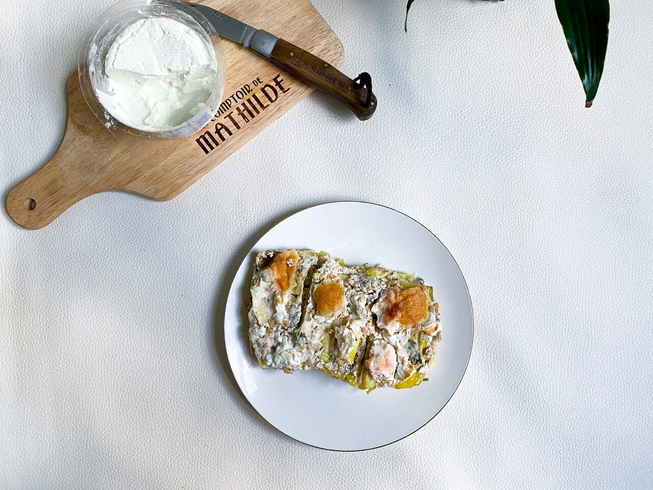 Lasagnes aux courgettes et saumon