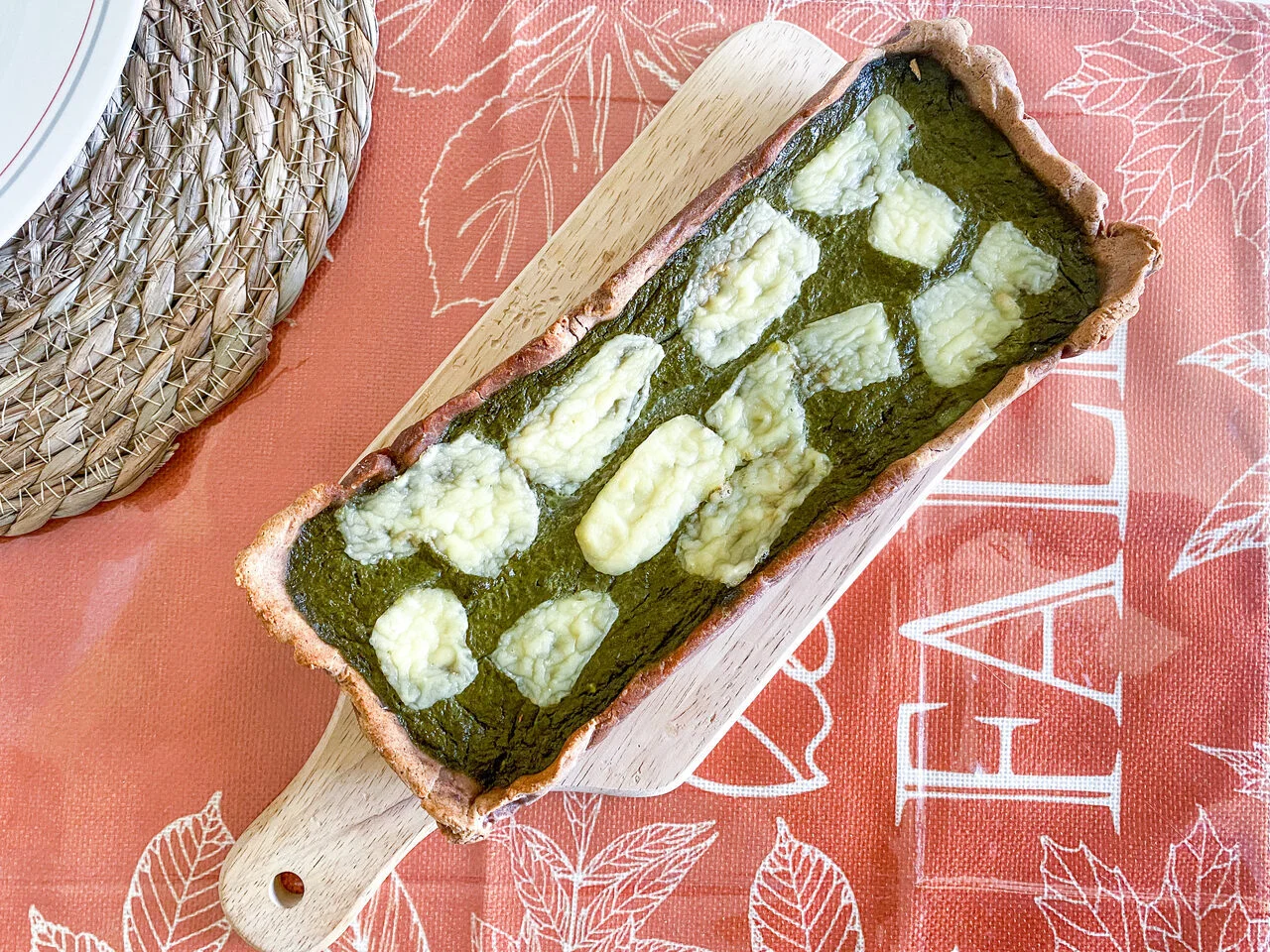 Quiche aux épinards gluten free