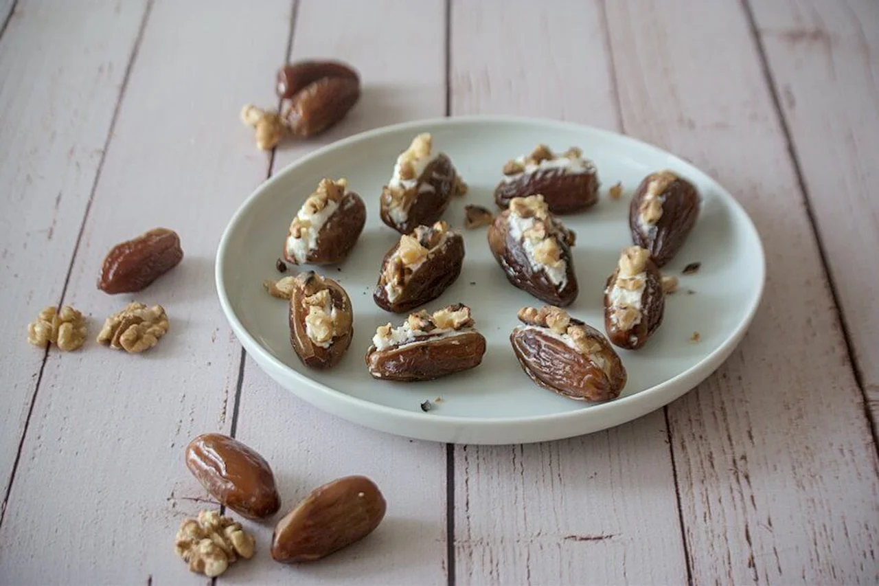 Dattes farcies au chèvre