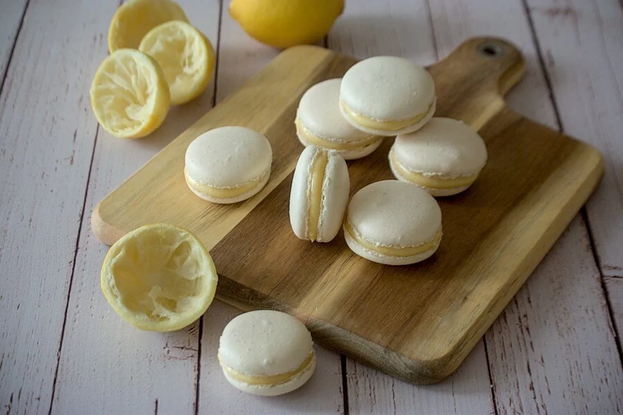 Macarons au citron