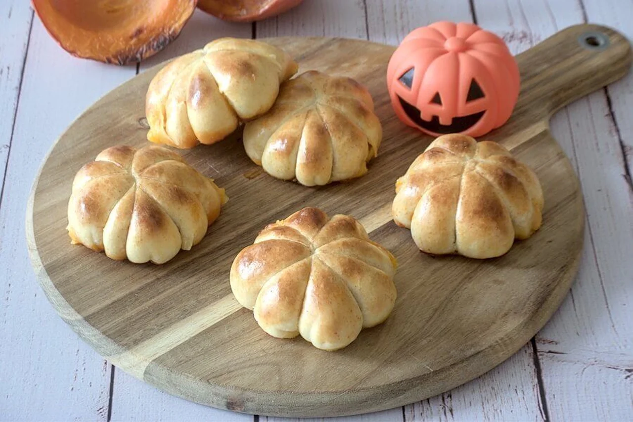 Pizzas à la citrouille pour Halloween