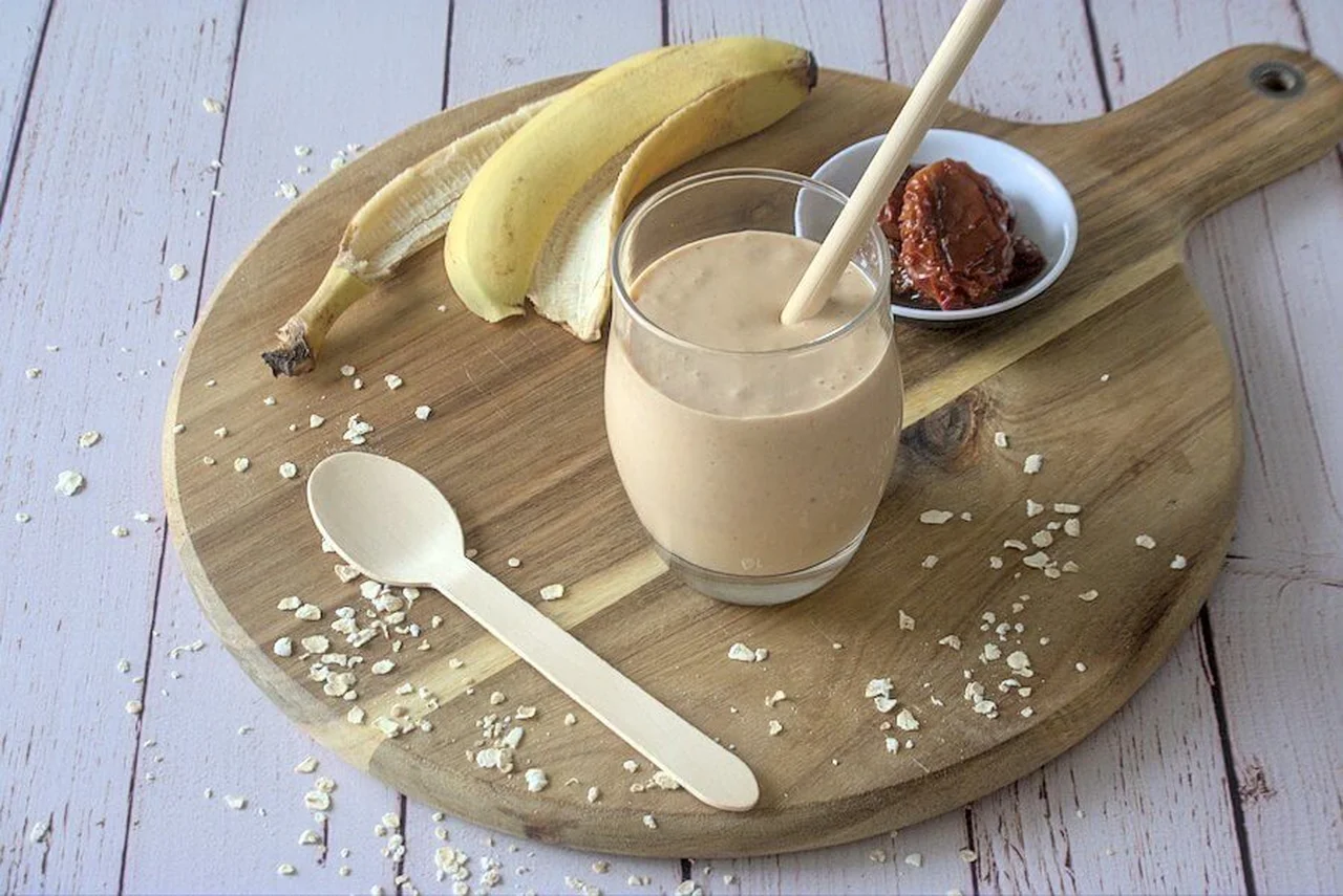 Smoothie à la banane et aux tomates séchées