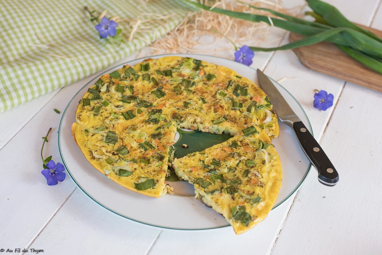 Galette aux cébettes