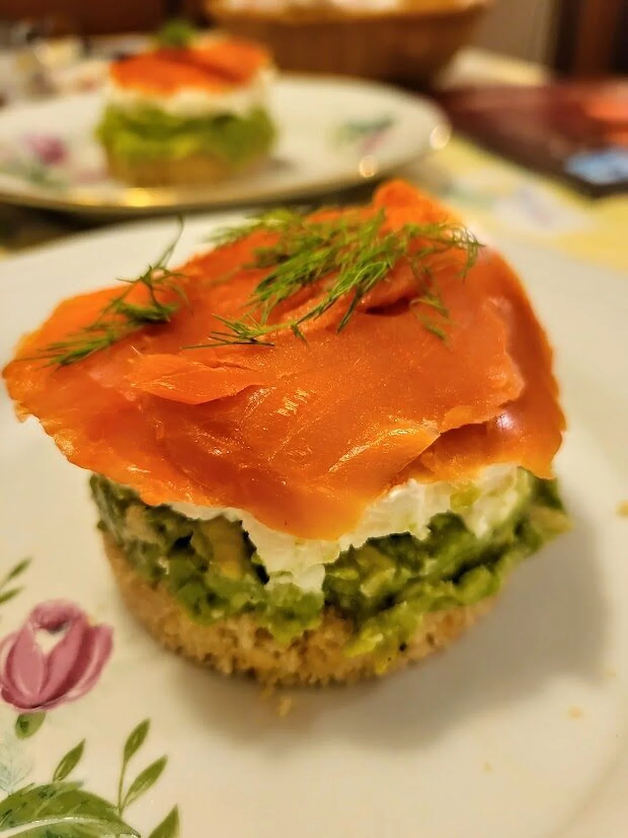 Cheesecake au saumon fumé