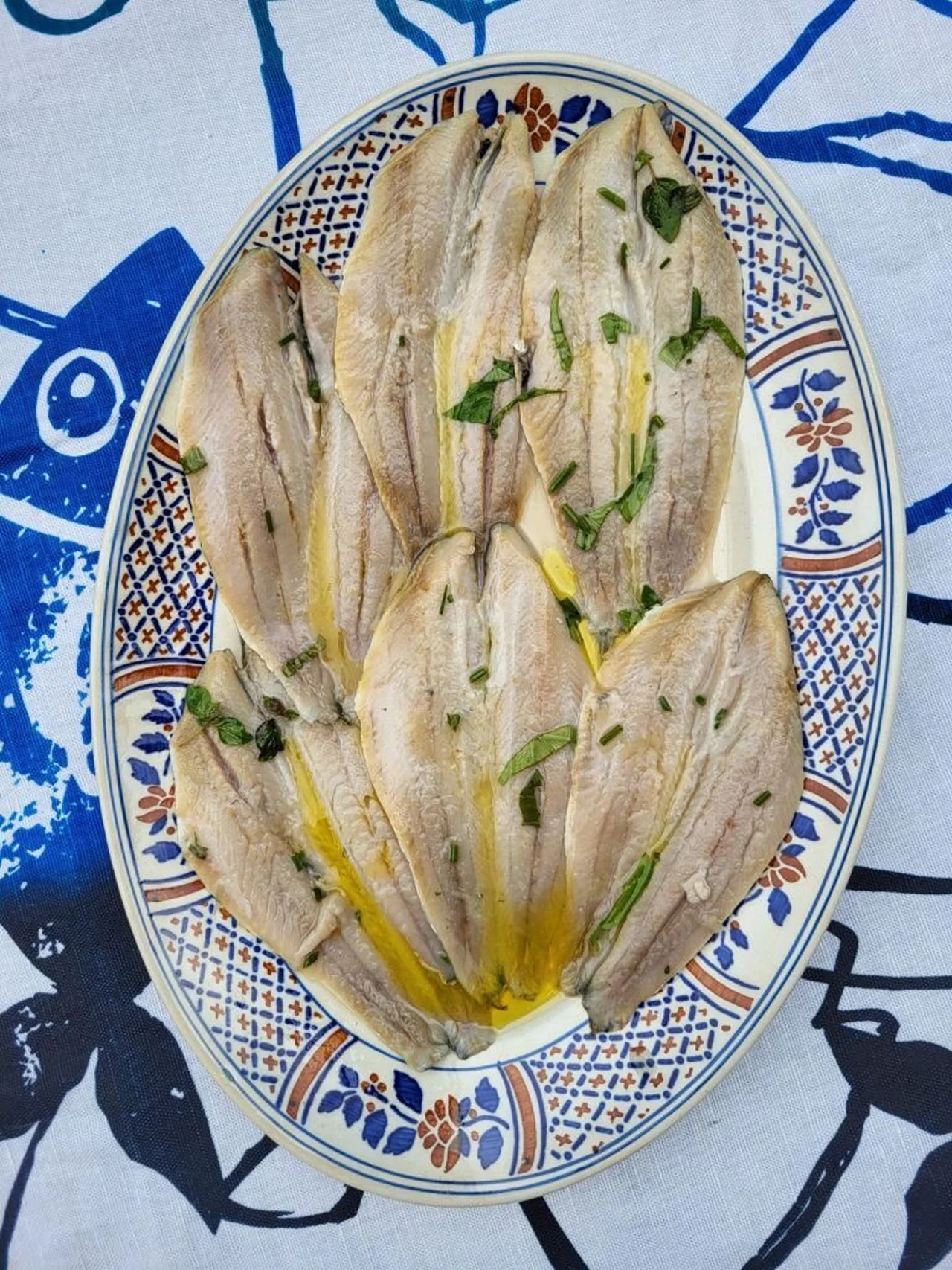 Les sardines marinées