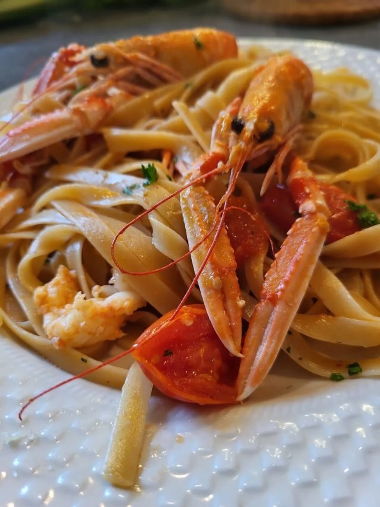 Linguine aux langoustines
