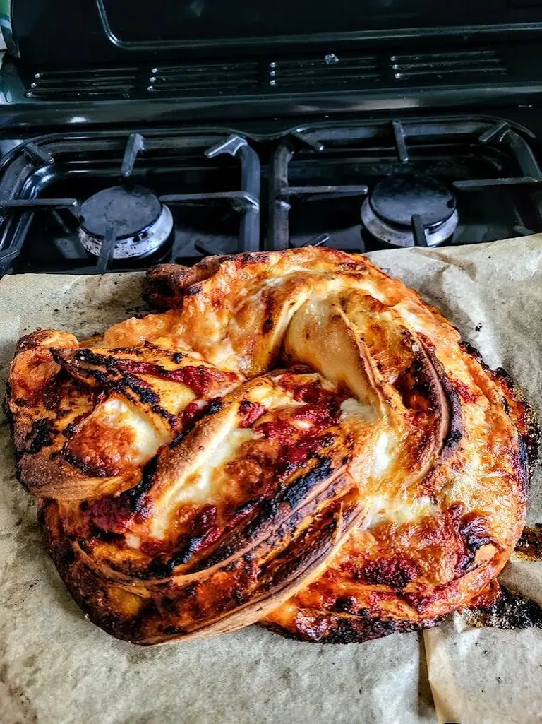 Pizza babka au levain