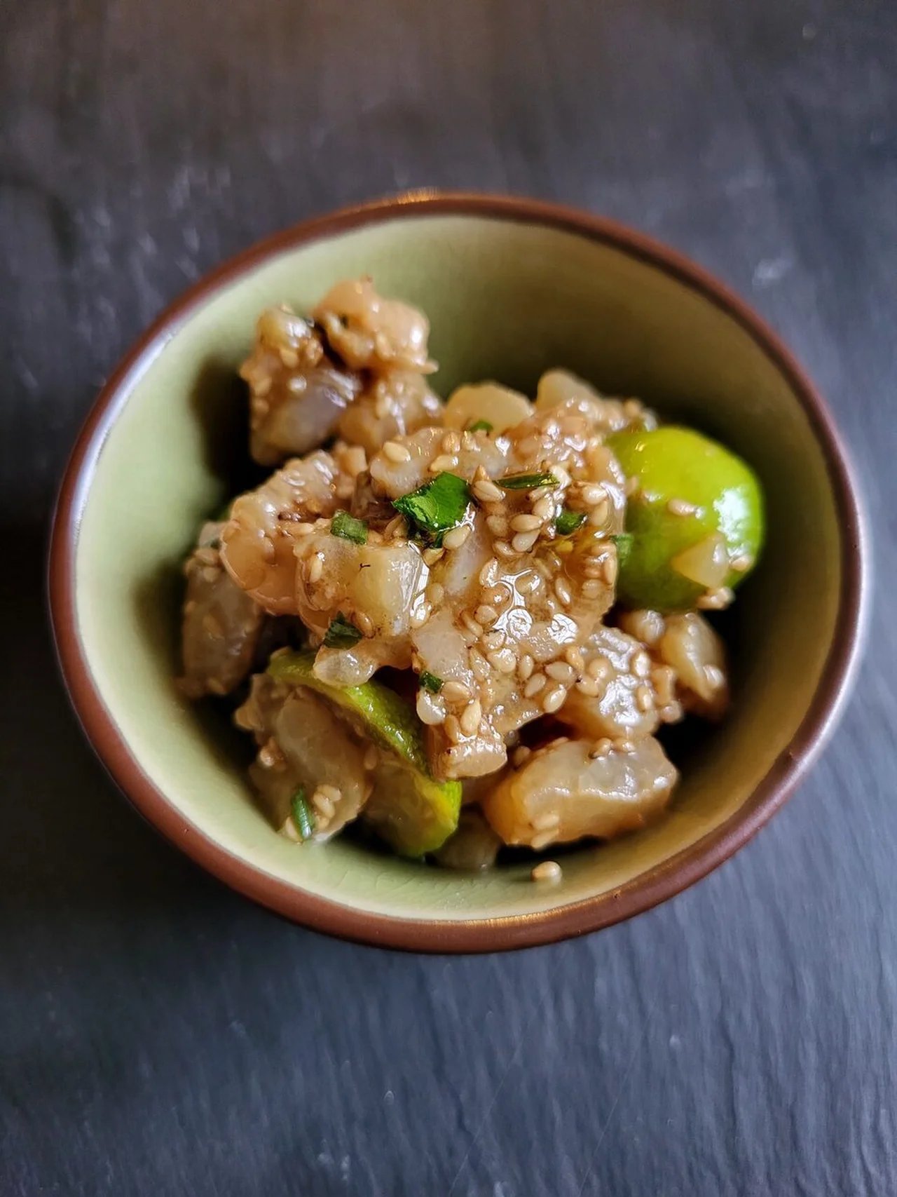 Tartare de daurade au limquat