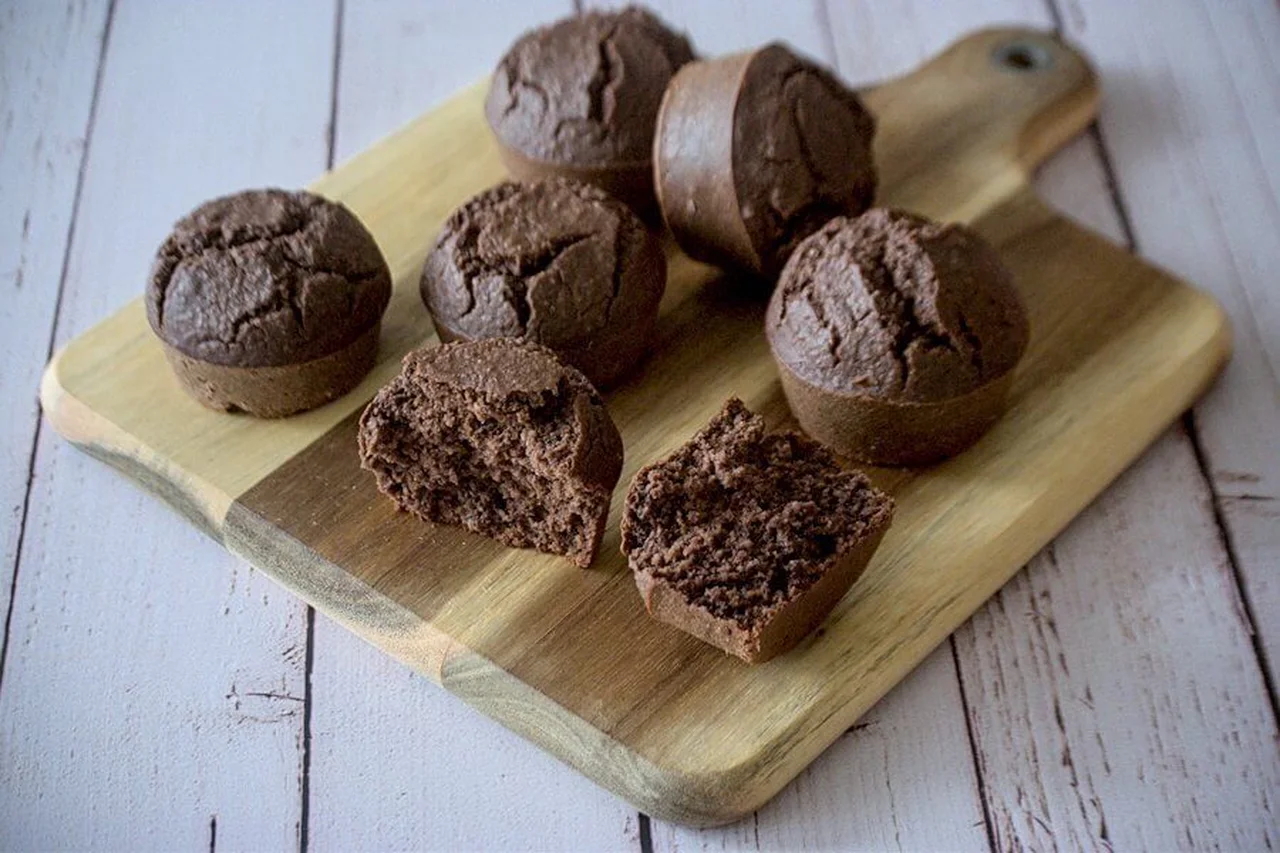Muffins chocolat et avoine IG bas