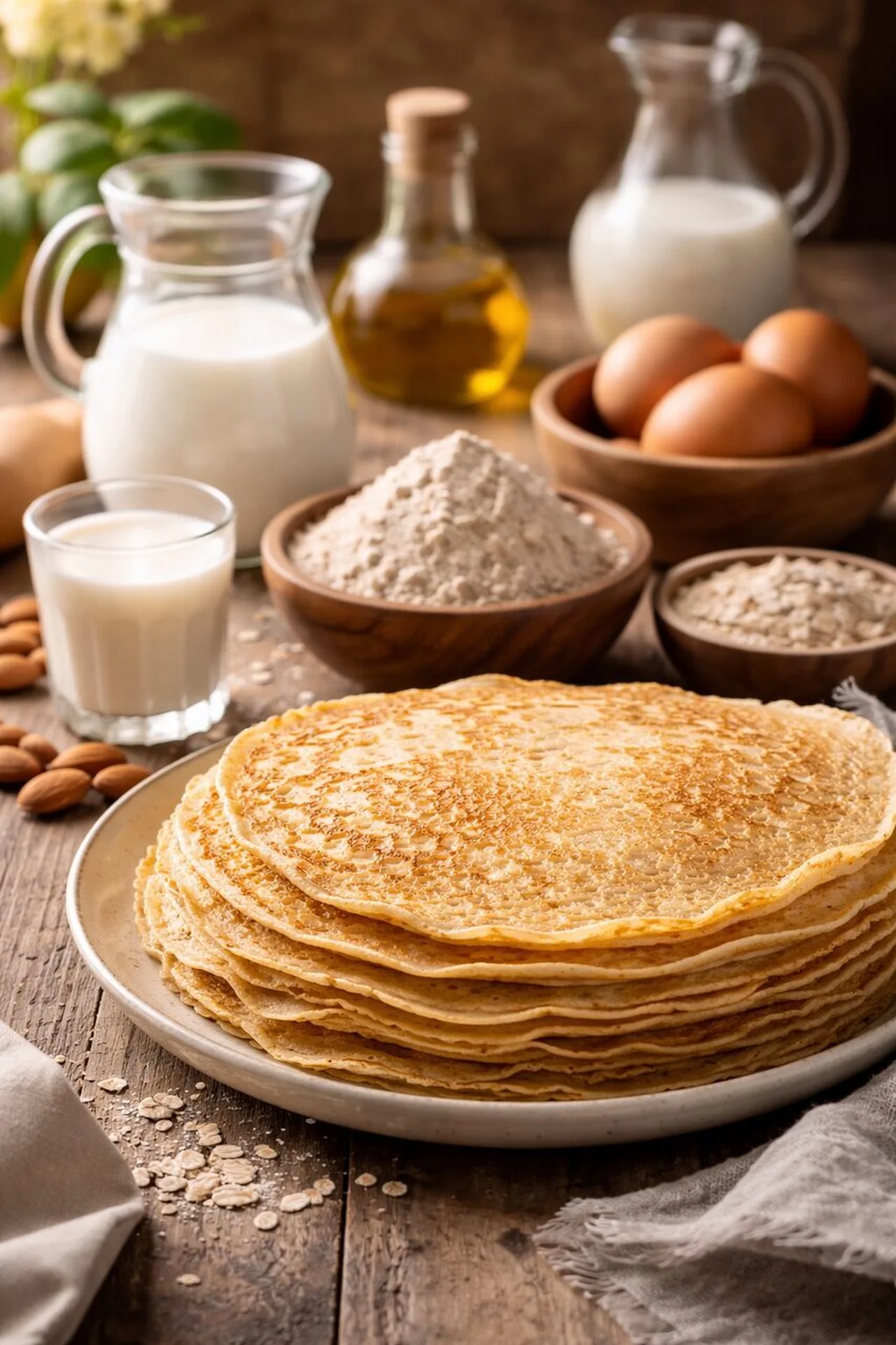 Pâte à crêpes IG bas