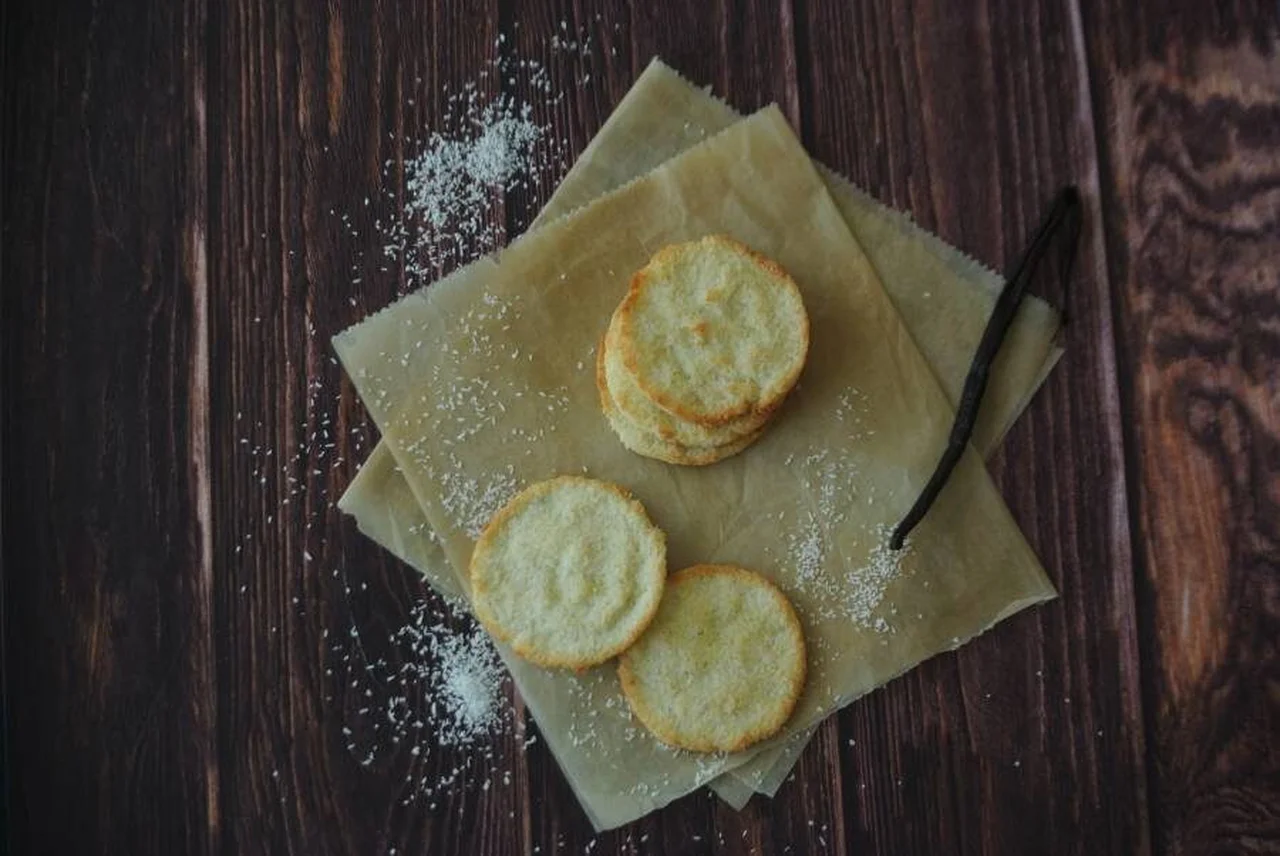 Tuiles noix de coco et vanille
