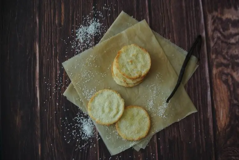 Tuiles noix de coco et vanille