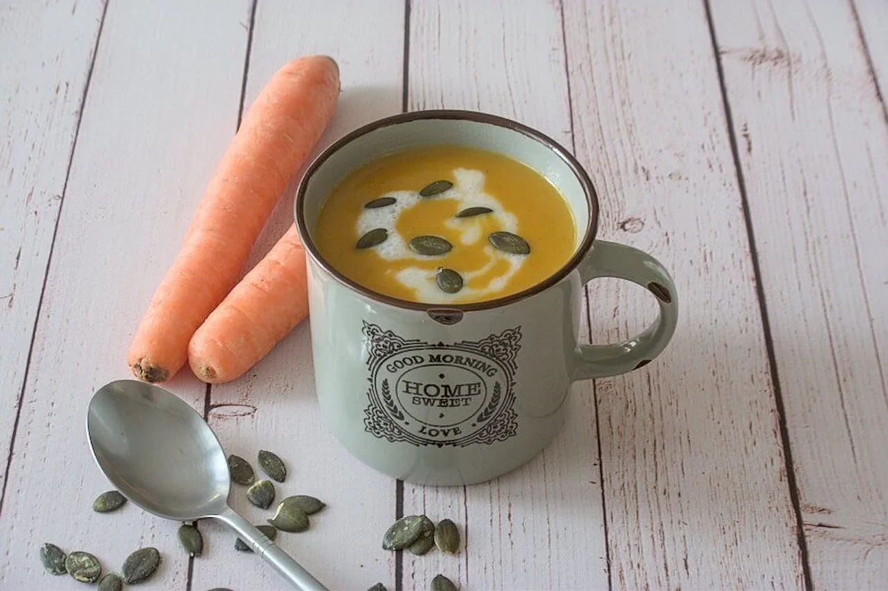 Velouté de carottes à la vanille IG bas