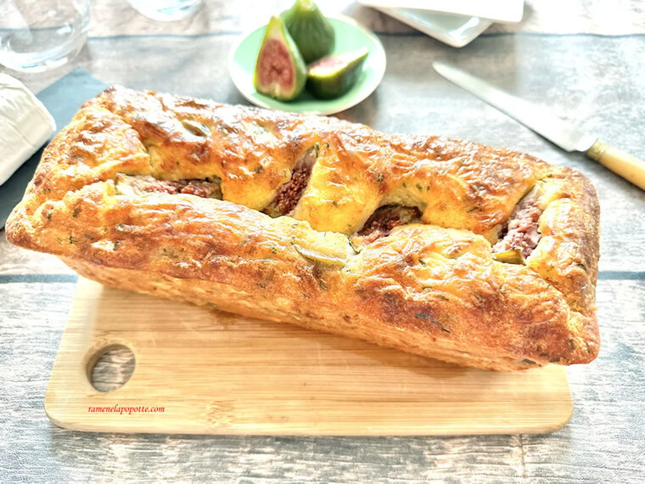 Cake chèvre figues