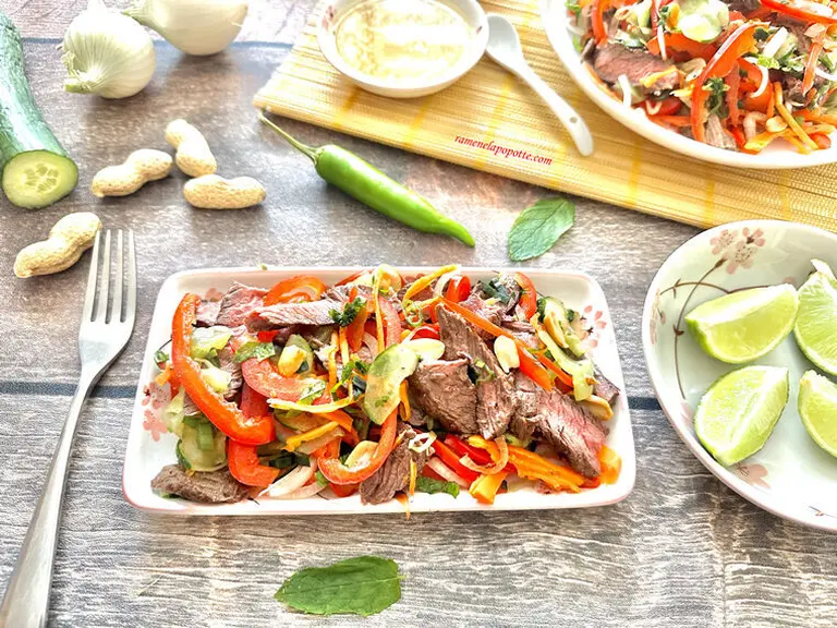 Salade de bœuf façon thaï