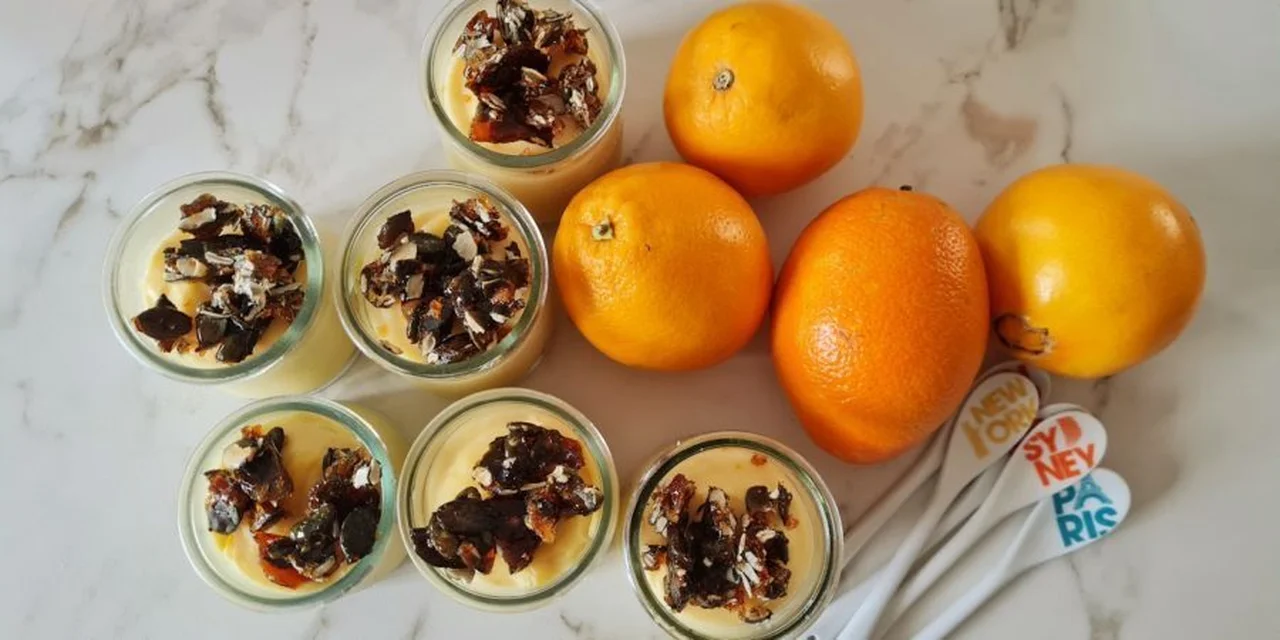 Crème anglaise à l'orange