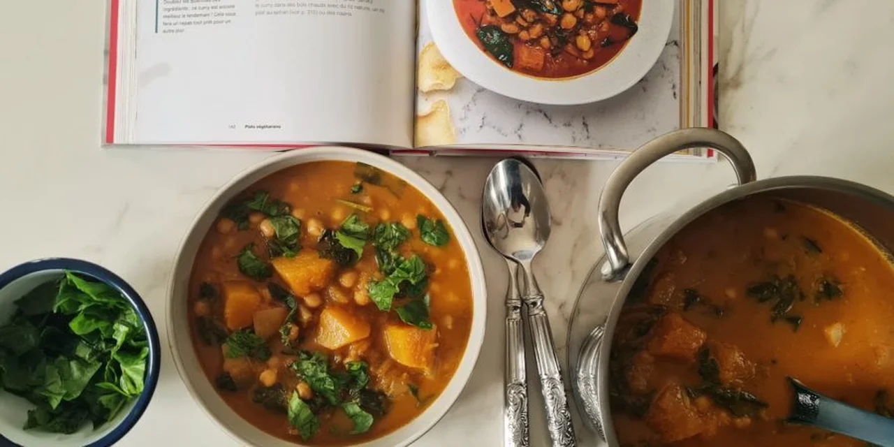 Curry de pois chiches et courge butternut