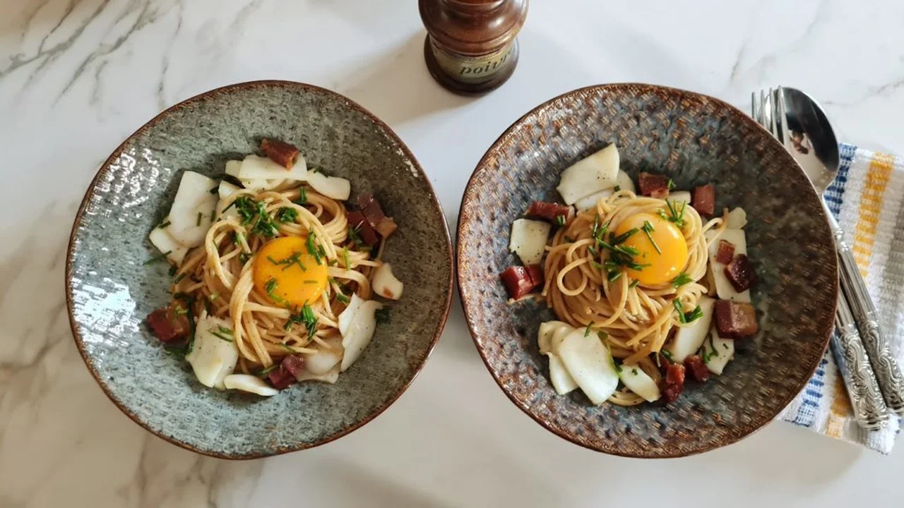 Encornets à la carbonara de Jean-François Piège
