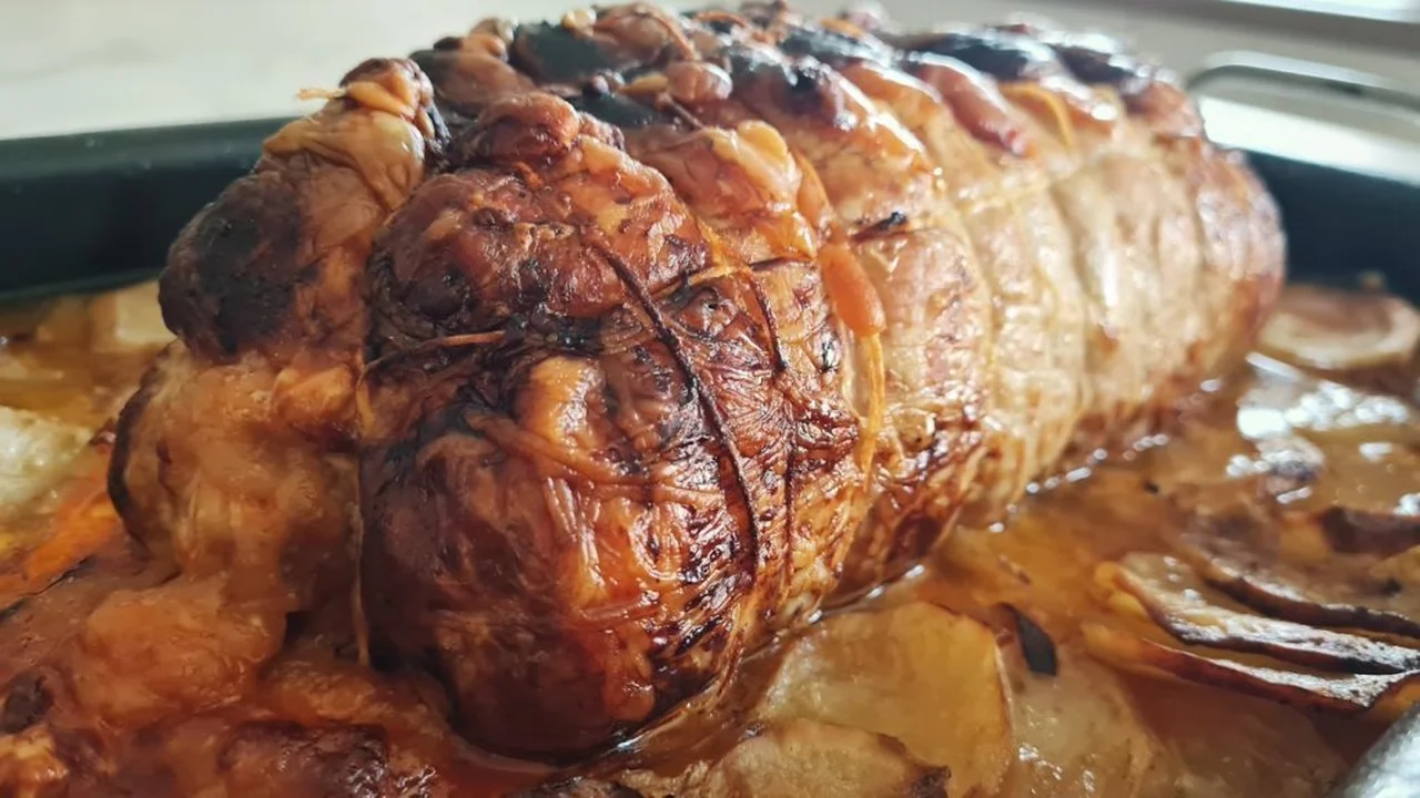 Rôti de porc farci au chorizo