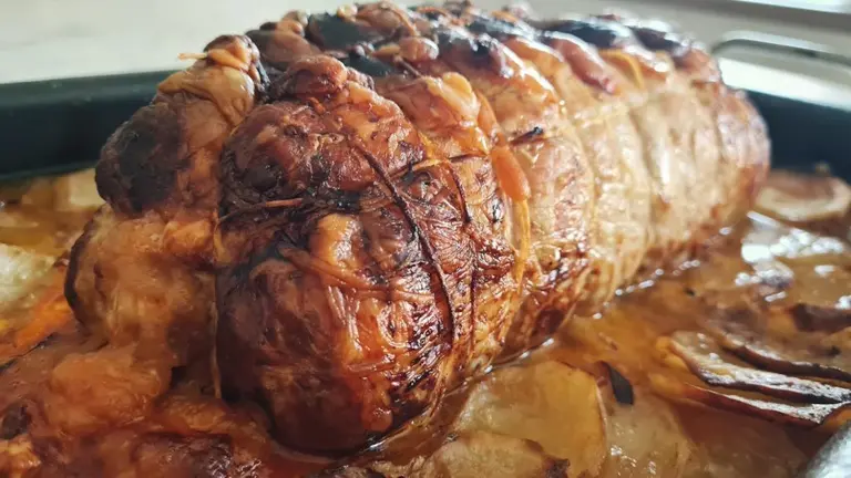 Rôti de porc farci au chorizo