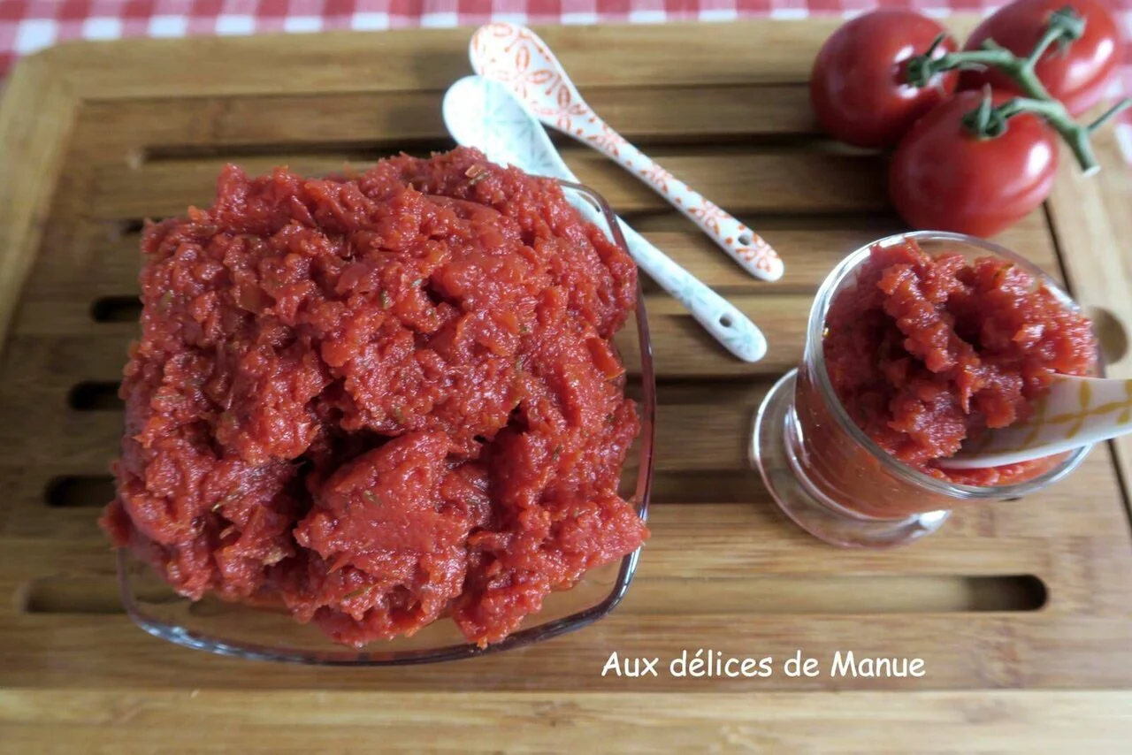 Concentré de tomates maison